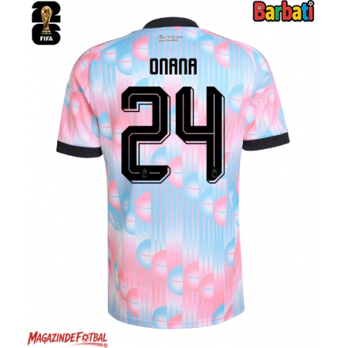 Belgia Amadou Onana #24 Tricou Fotbal Replică Mondial 2026 Barbati Deplasare Belgia Amadou Onana #24 Tricou Fotbal Replică Mondial 2026 Barbati Deplasare